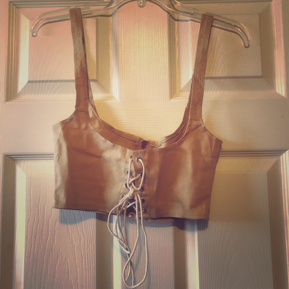 Lace up corset (back zipper)